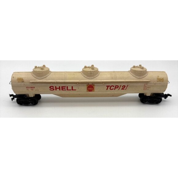 HO Scale Vintage Tyco Cream Shell TCP/2/, Triple Dome 62' Tank Car  - UTLX 99939 - Picture 1 of 4